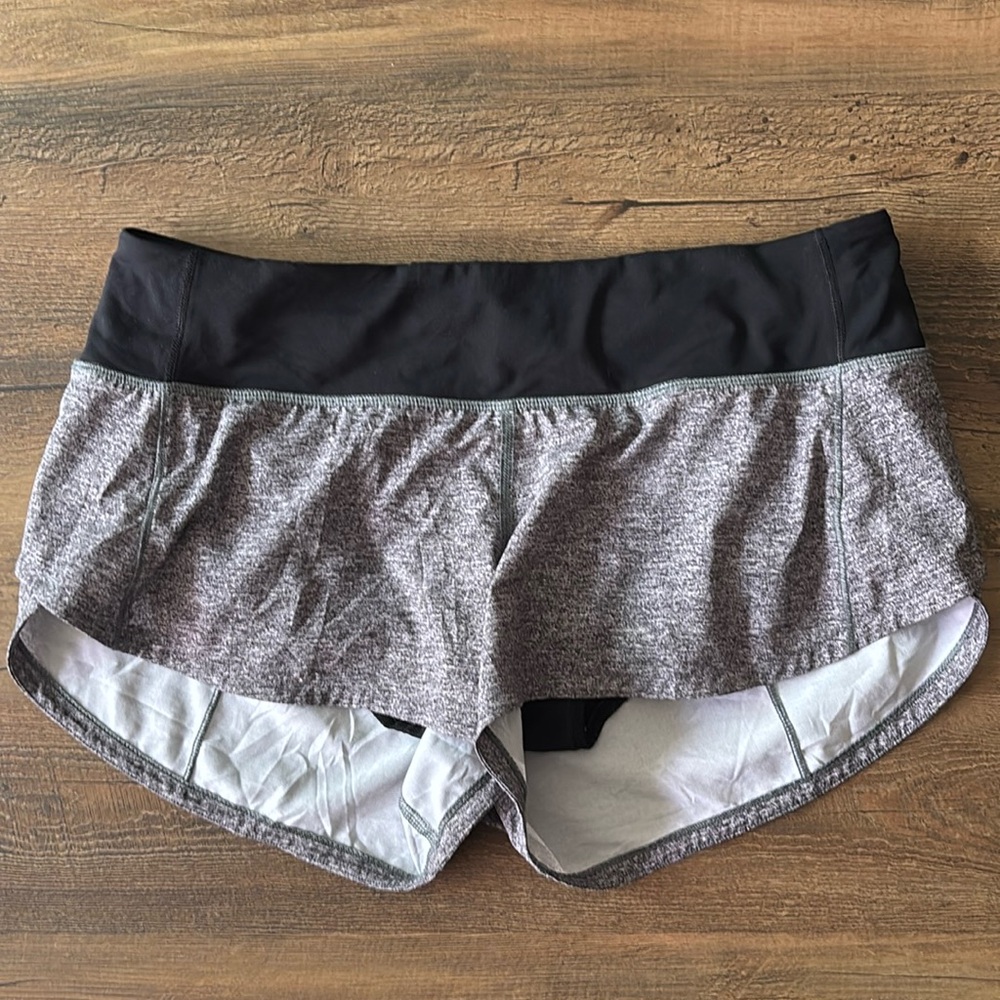 Lululemon Speed Up Short *2.5" Heathered 4 Reg